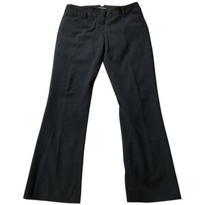 Express Columnist Black Mid Rise Straight Leg Dress Pants Womens Size 4S‎